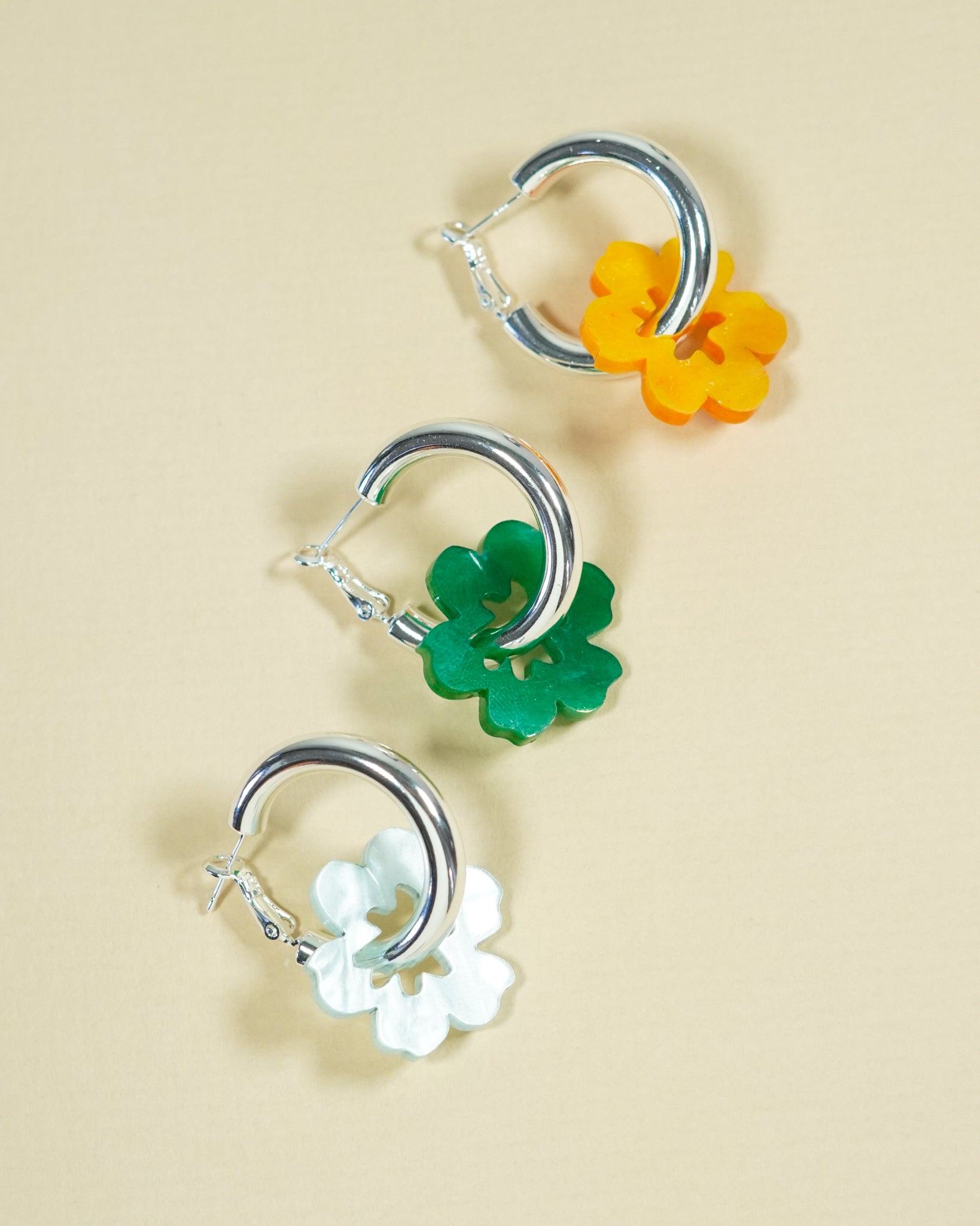 Daisy Hoops & Sleepers