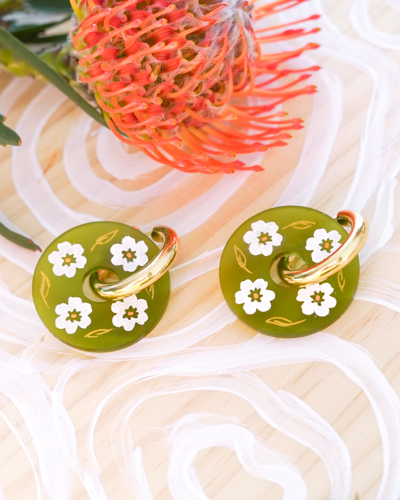 Wildflower Thick Hoop