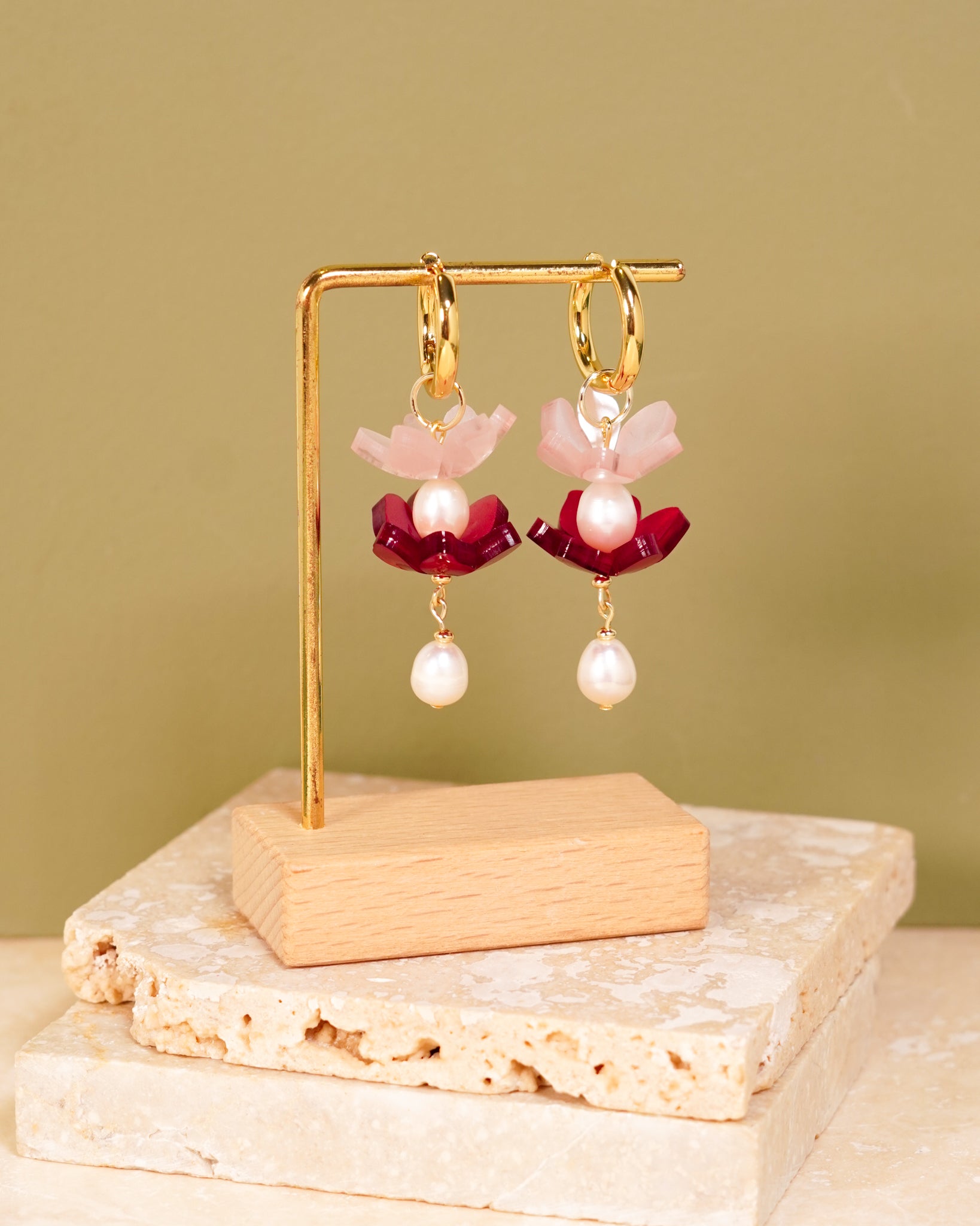 Petite Blooms ~ Ruby Blush