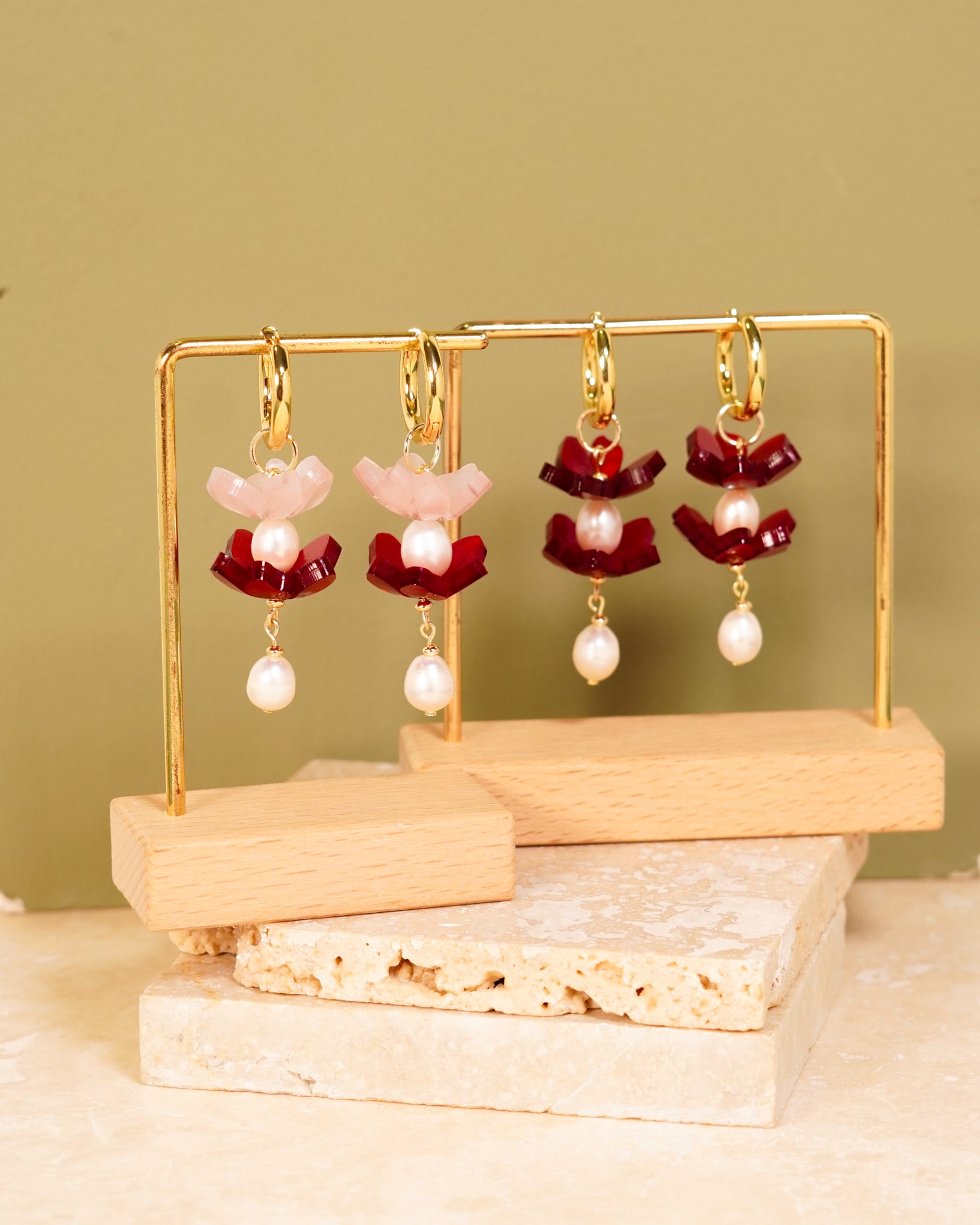 Petite Blooms ~ Ruby Blush