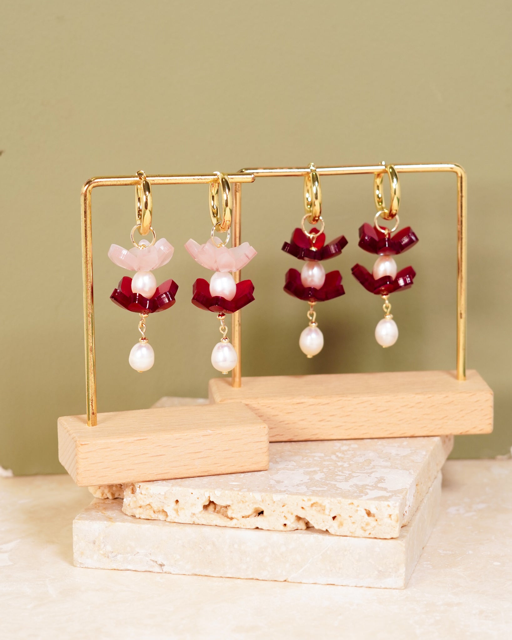 Petite Blooms ~ Ruby Blush