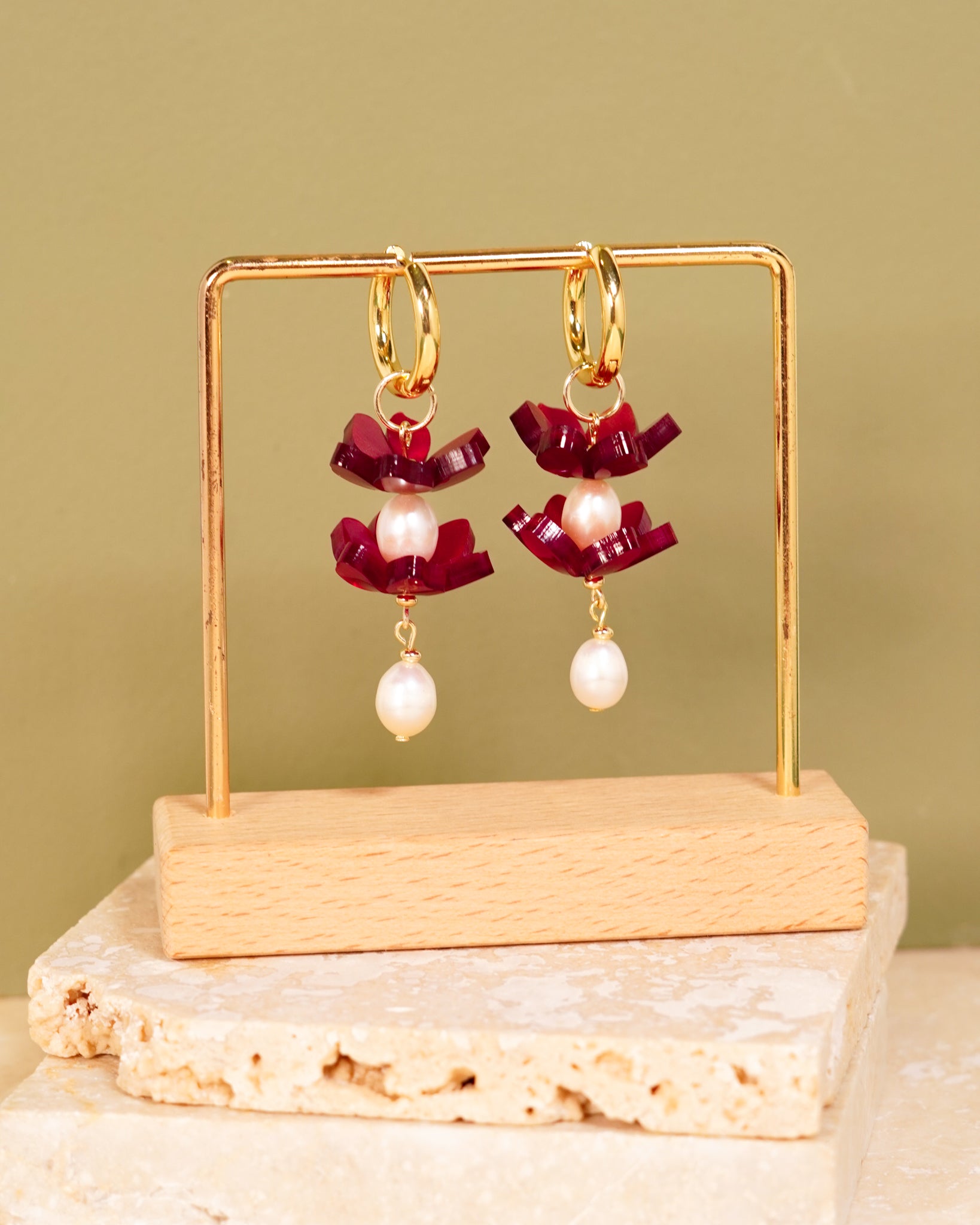 Petite Blooms ~ Ruby Blush