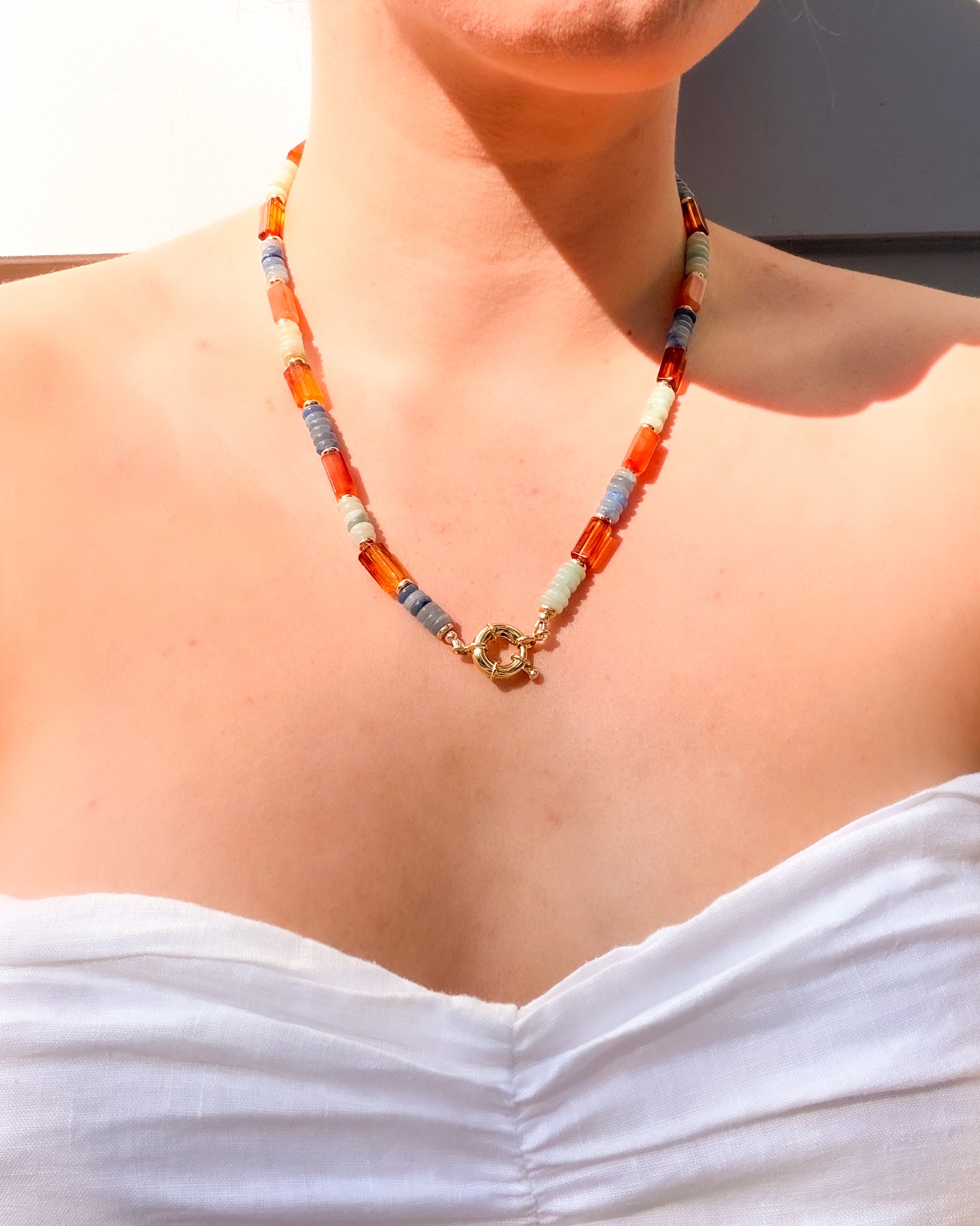 Terracotta Sky Necklace