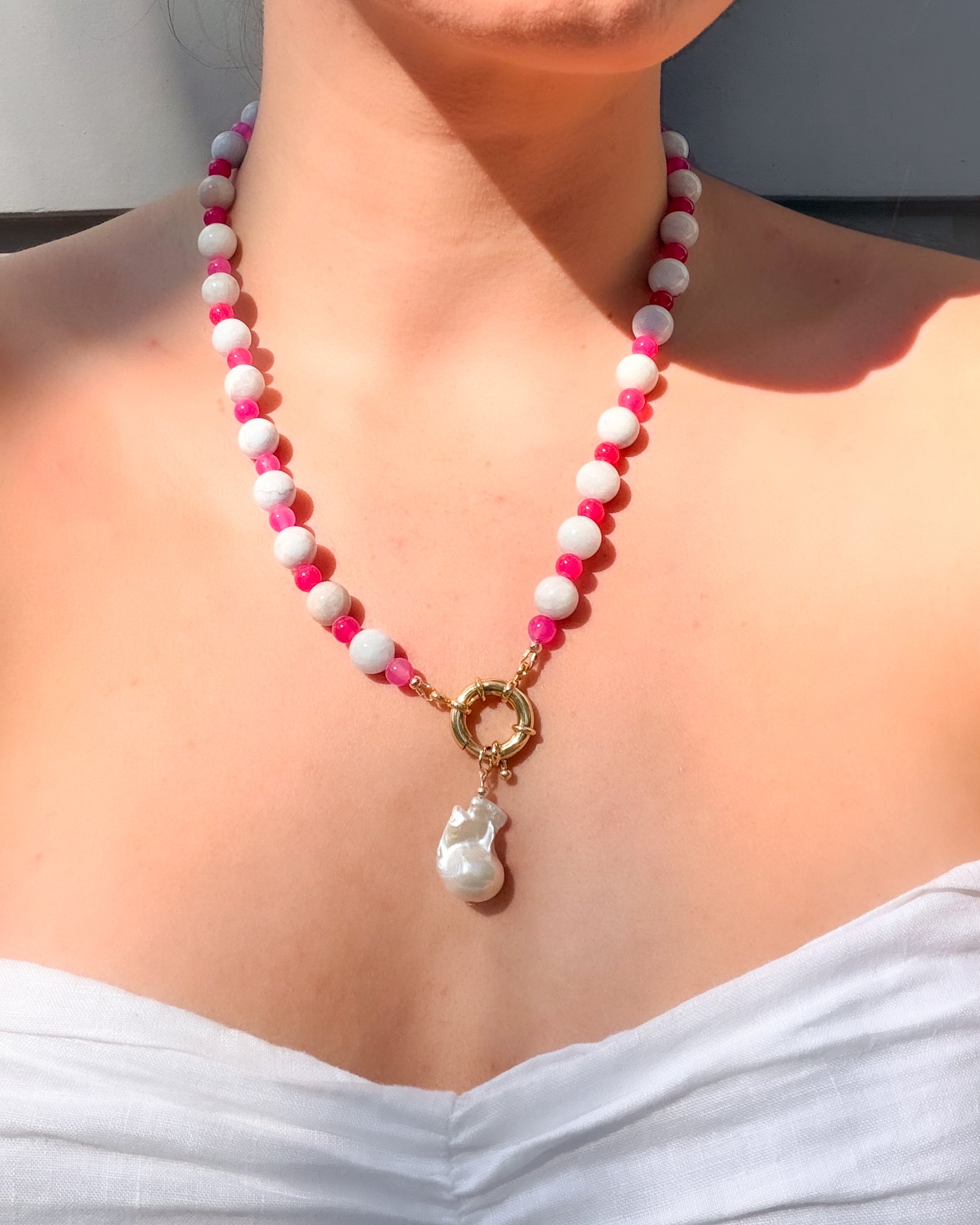Pink Riviera Necklace