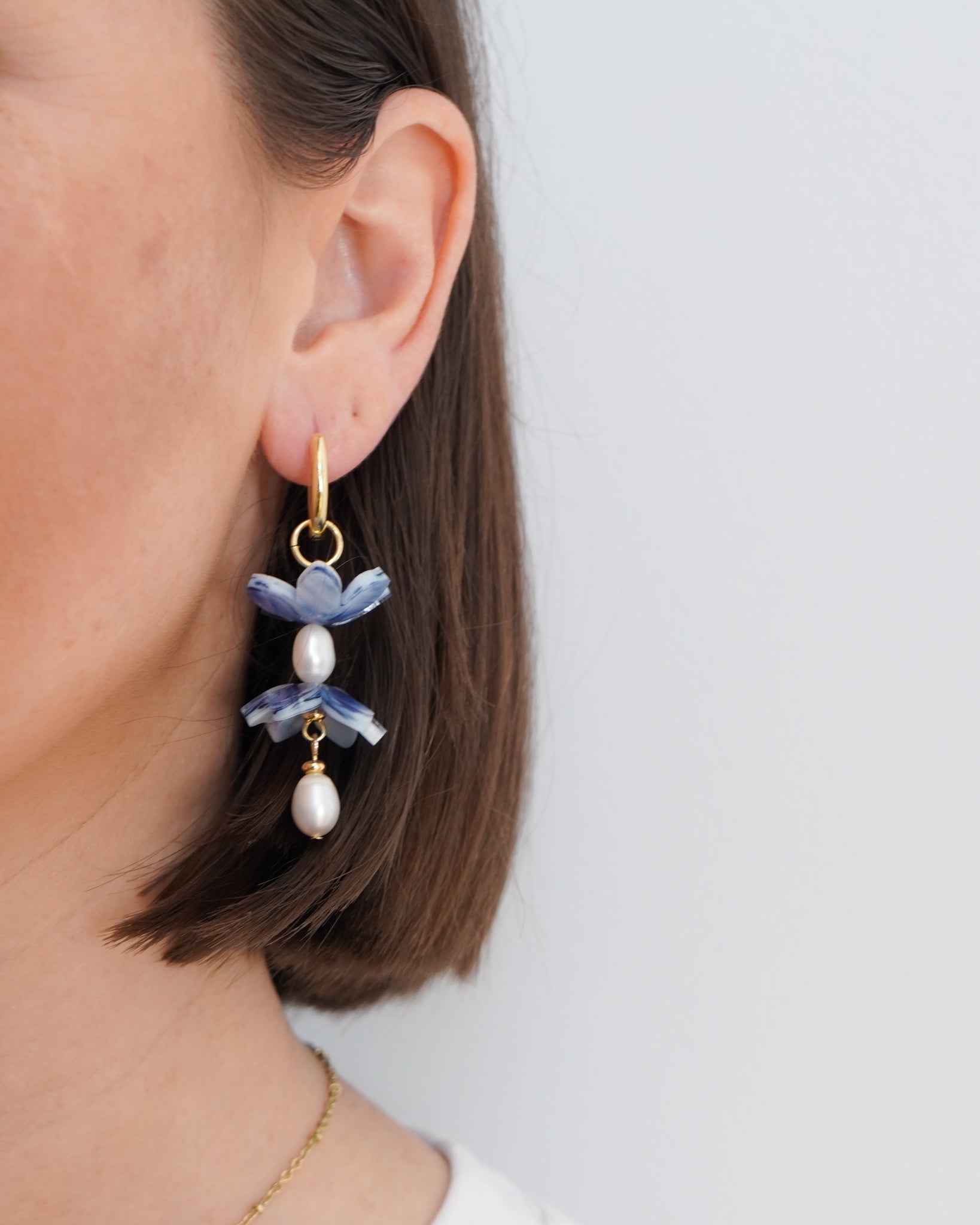 Eternal Blooms ~ Navy Marble