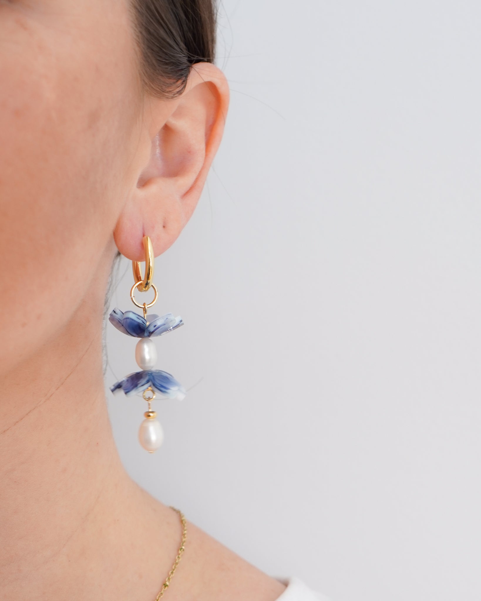 Eternal Blooms ~ Navy Marble