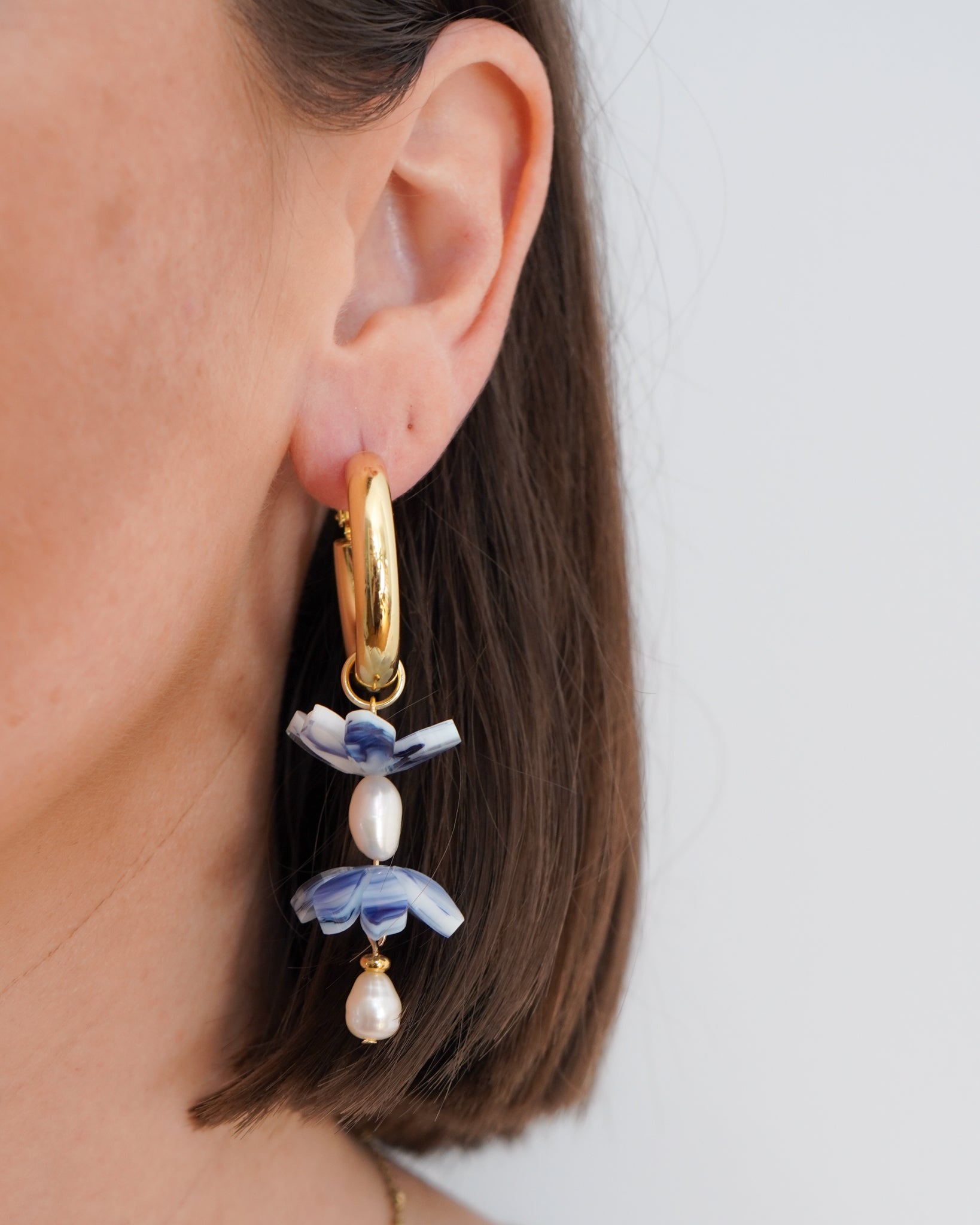 Eternal Blooms ~ Navy Marble