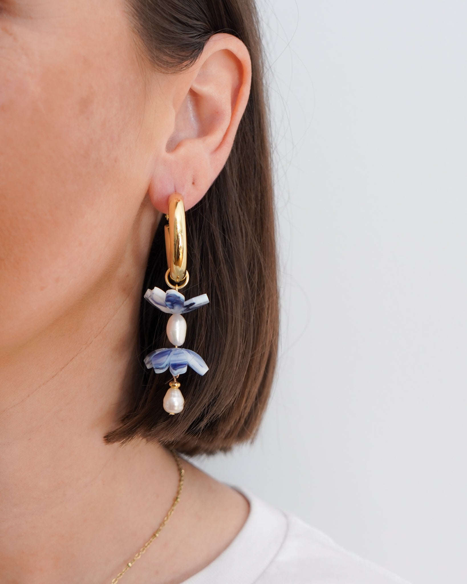 Eternal Blooms ~ Navy Marble
