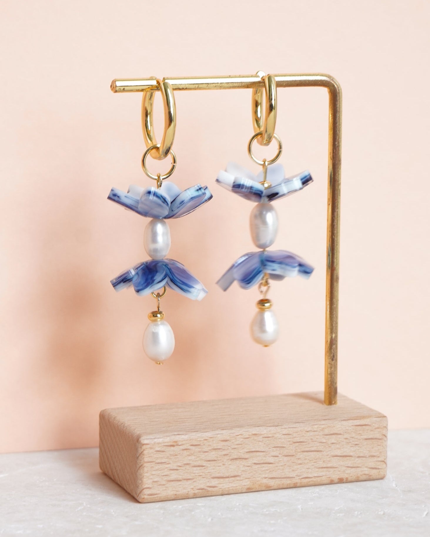 Eternal Blooms ~ Navy Marble