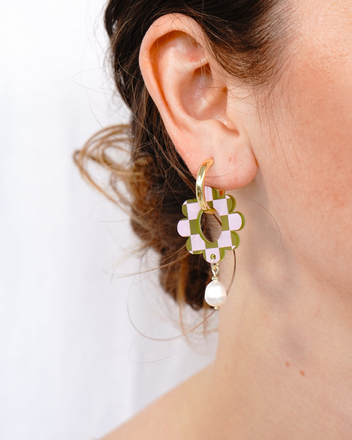 Gingham Flowers
