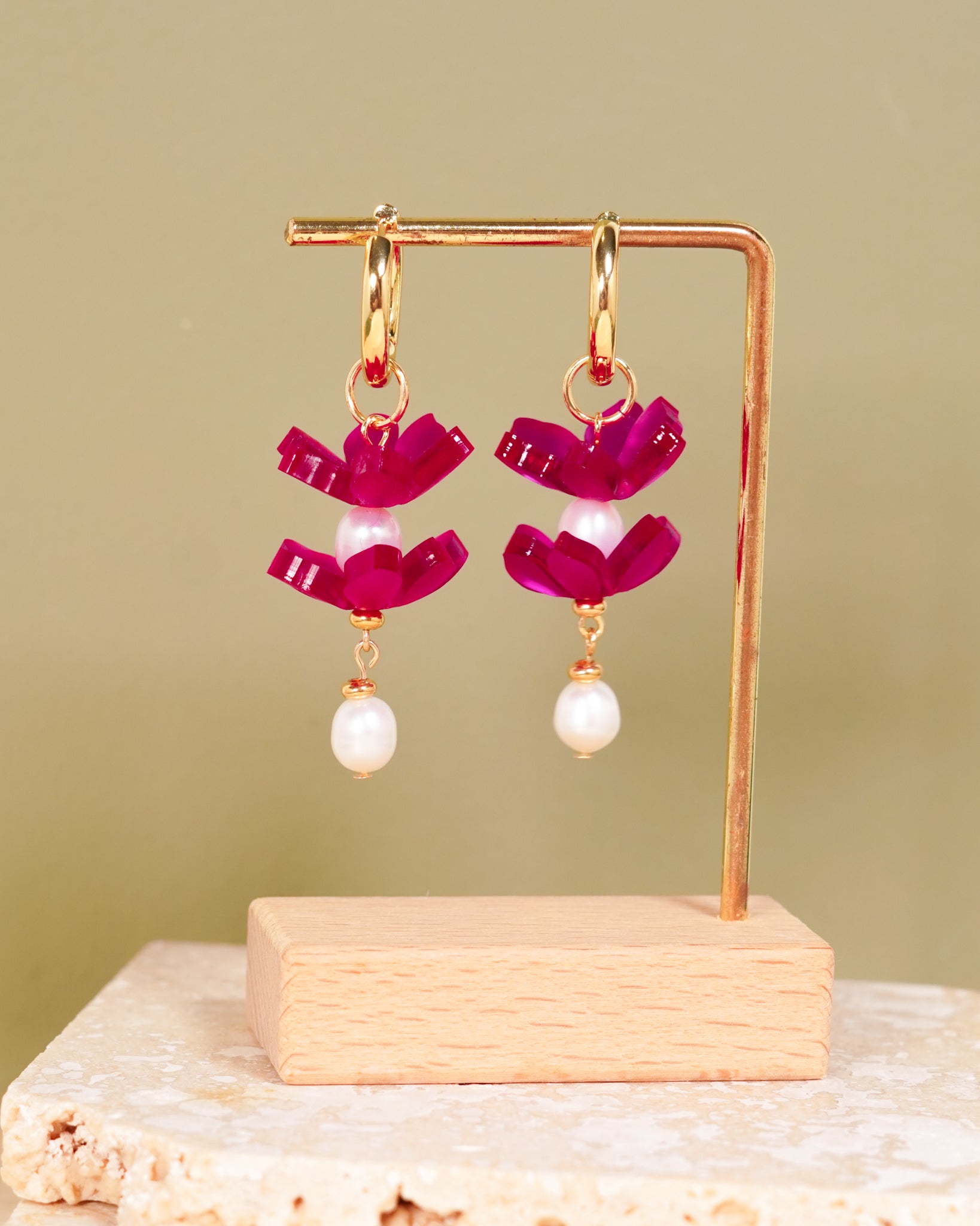 Petite Blooms  ~ Fuchsia