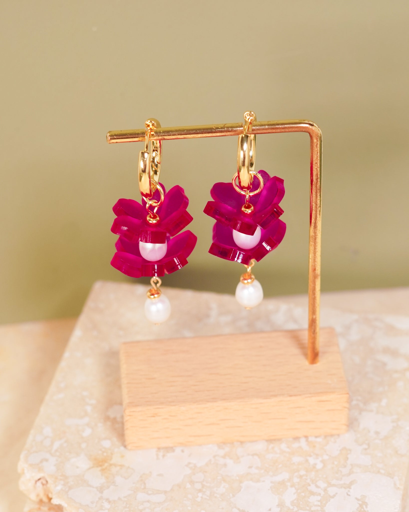 Petite Blooms  ~ Fuchsia
