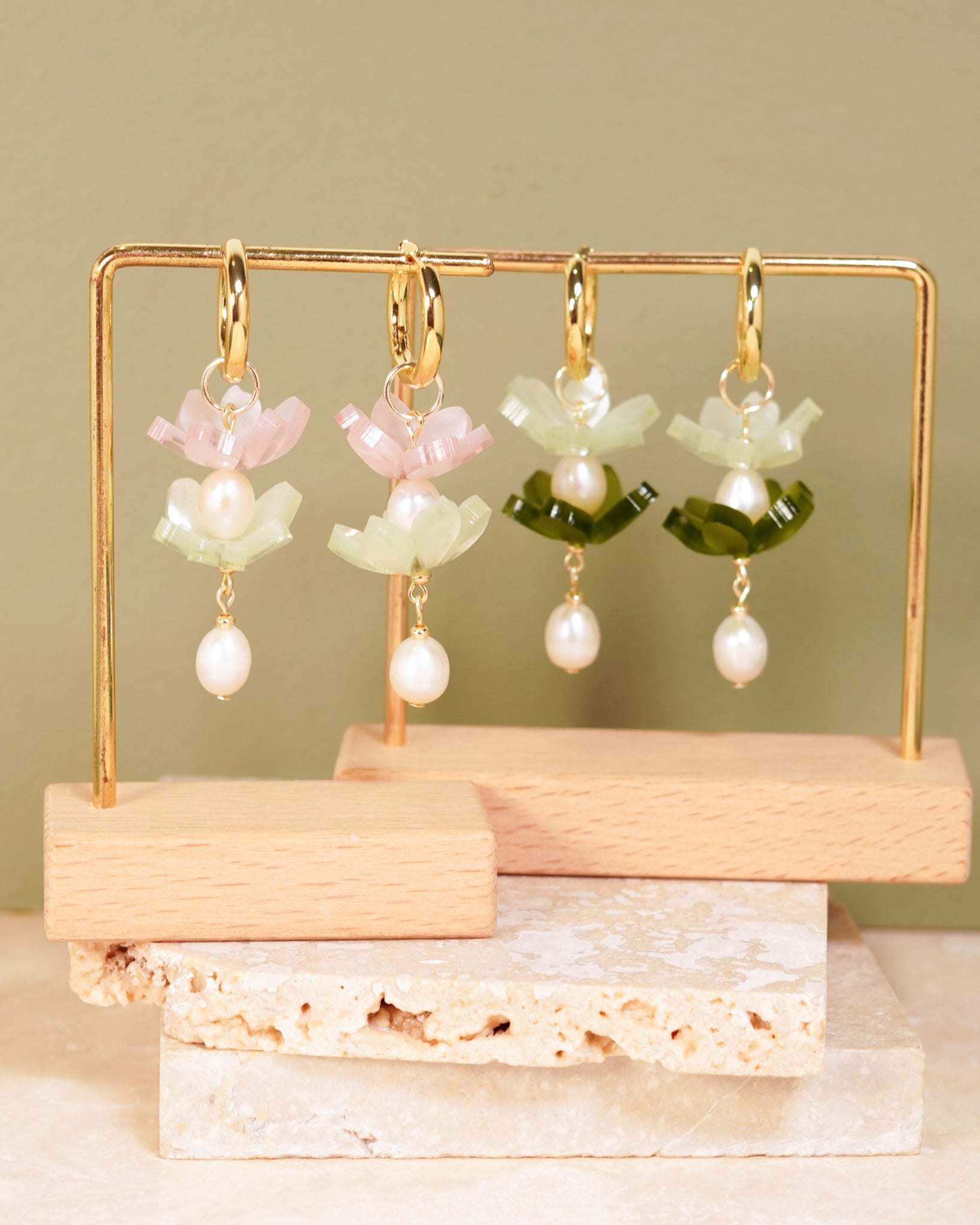 Petite Blooms  ~ Mint Blush