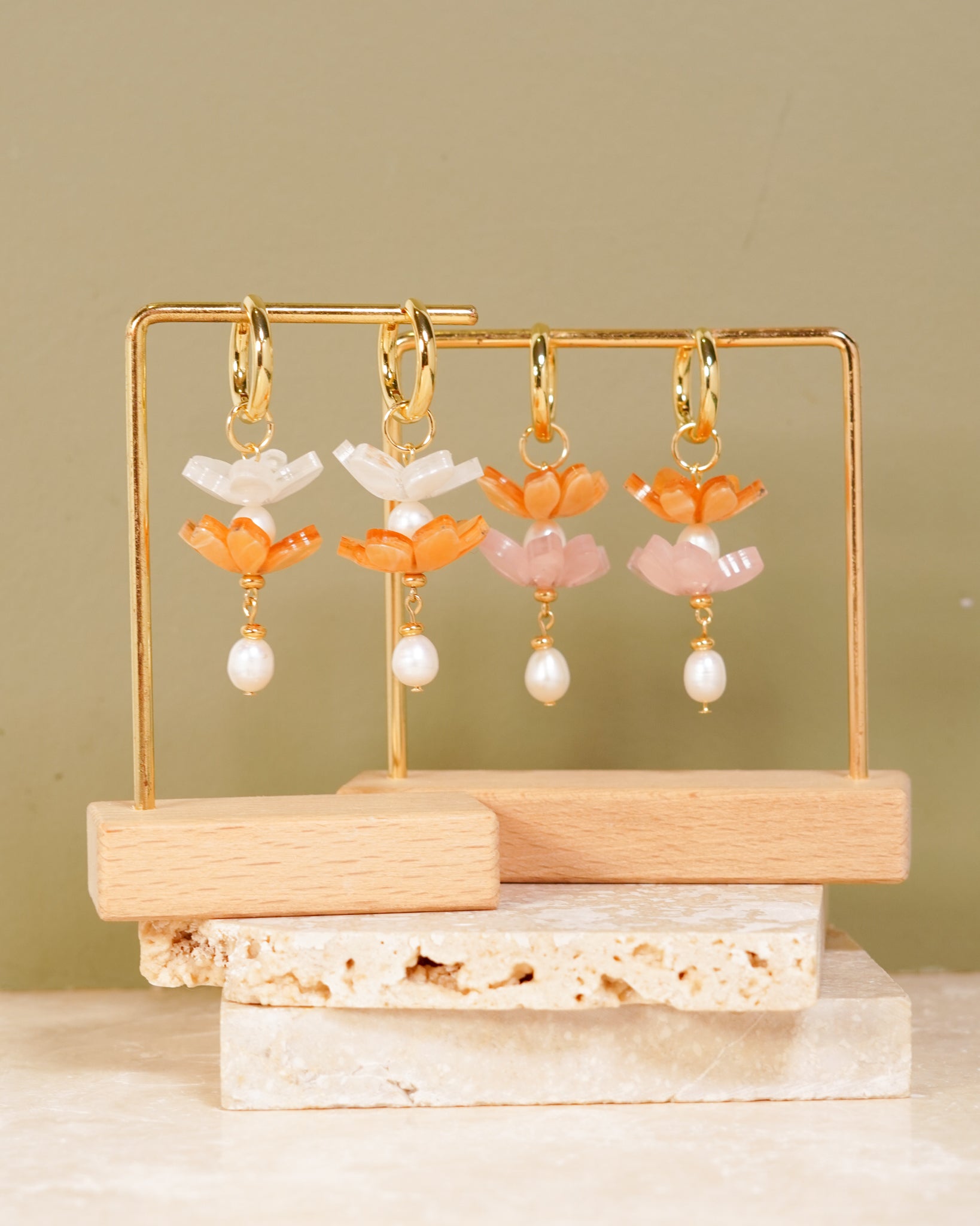 Petite Blooms  ~ Blush Caramel