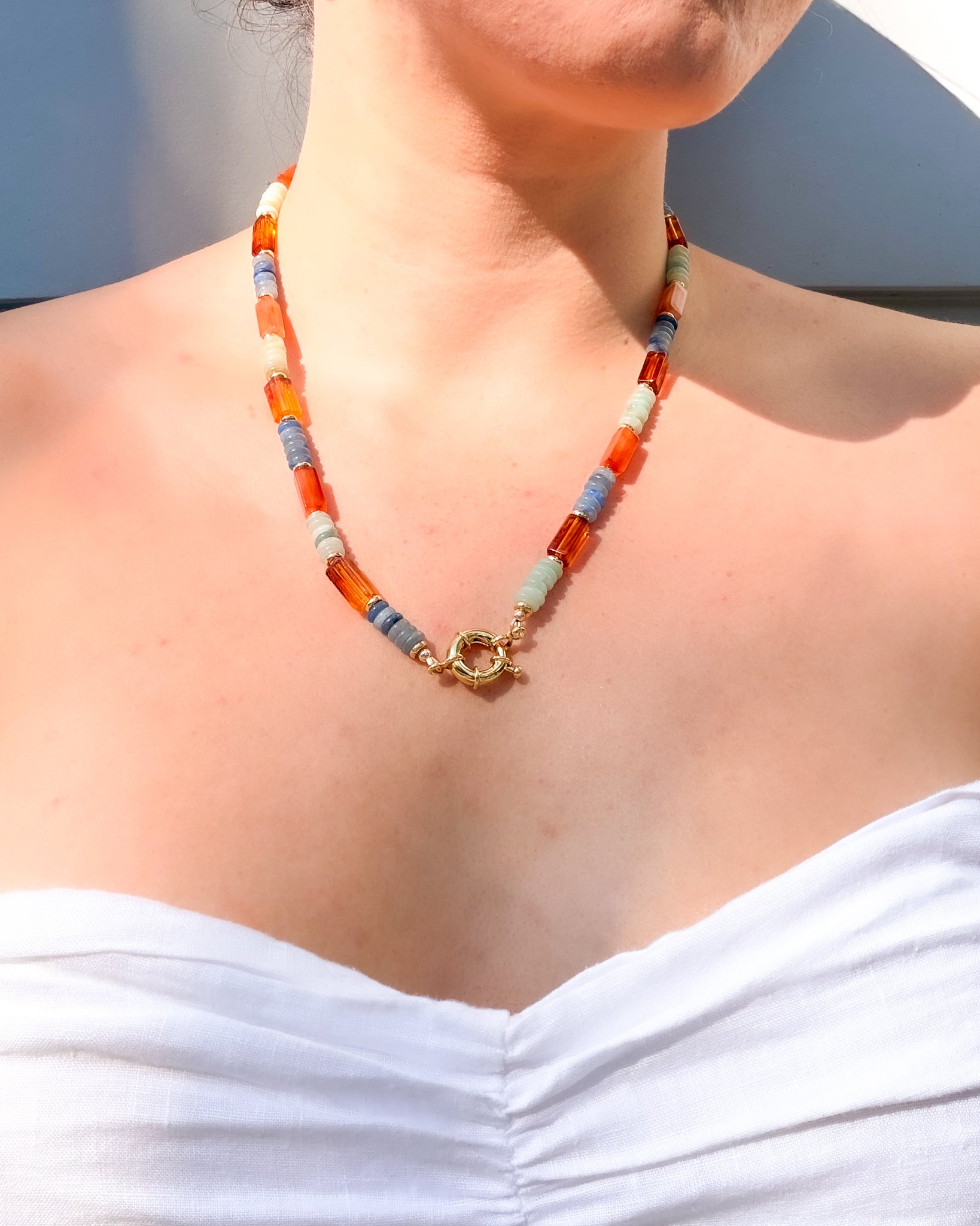 Terracotta Sky Necklace