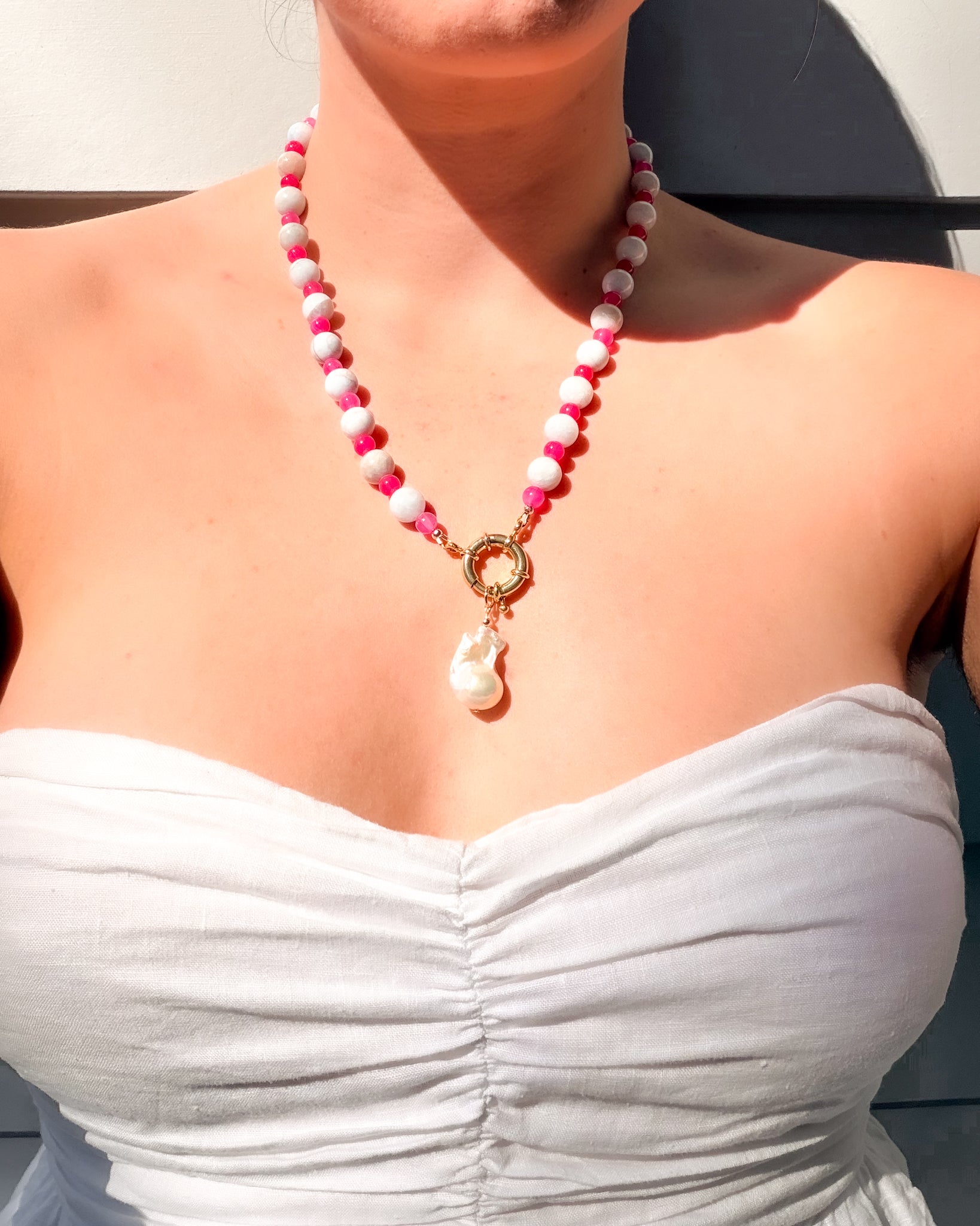 Pink Riviera Necklace
